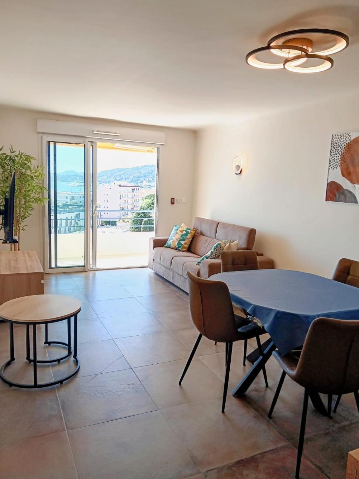 3 Pieces Vue Mer - Clim - 5 Min De La Plage A Pied Antibes Exterior foto