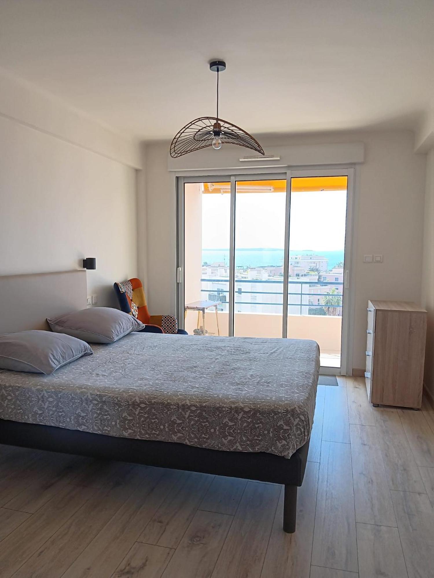 3 Pieces Vue Mer - Clim - 5 Min De La Plage A Pied Antibes Exterior foto